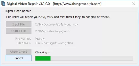 Digital Video Repair screenshot 1