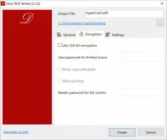 Doro PDF Writer screenshot 2