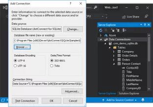 DotConnect for SQLite screenshot 1