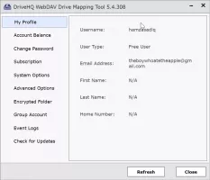 DriveHQ Cloud Drive Mapping Tool screenshot 10