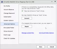 DriveHQ Cloud Drive Mapping Tool screenshot 5