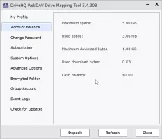 DriveHQ Cloud Drive Mapping Tool screenshot 6