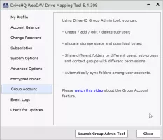 DriveHQ Cloud Drive Mapping Tool screenshot 8
