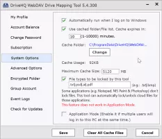 DriveHQ Cloud Drive Mapping Tool screenshot 9