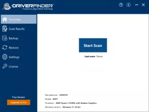 DriverFinder screenshot 1