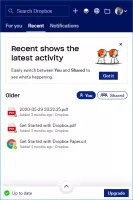 Dropbox screenshot 3