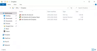 Dropbox screenshot 4