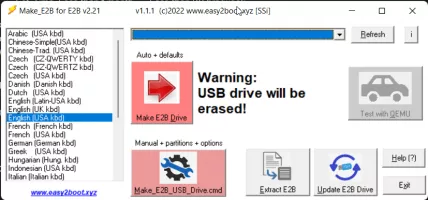 Easy2Boot screenshot 1