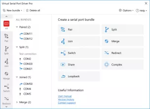 Virtual Serial Port Driver PRO screenshot 1