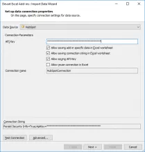 Connect Excel to HubSpot