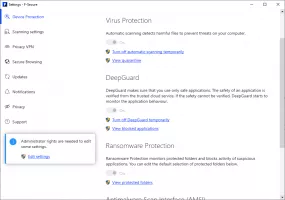 F-Secure Internet Security screenshot 5