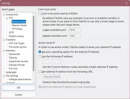FileZilla Client screenshot 3