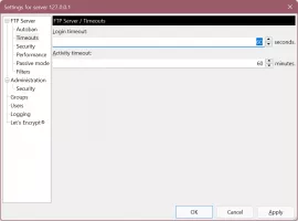 FileZilla Server screenshot 3