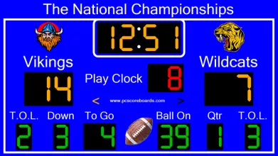 Football Scoreboard Pro screenshot 1