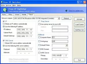 Free IP Switcher screenshot 1
