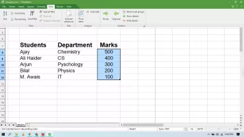 Different types of sorting