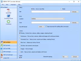 GIRDAC PDF Converter Ultimate screenshot 1