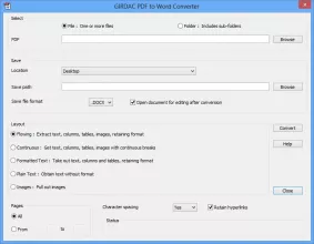 GIRDAC PDF to Word Converter screenshot 1