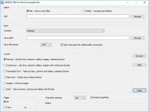 GIRDAC PDF to Word Converter Pro screenshot 1