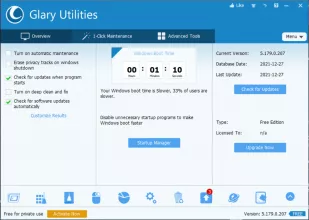 Glary Utilities Free screenshot 1