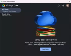 Google Drive for Desktop screenshot 1