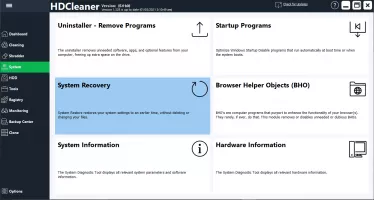 HDCleaner screenshot 3