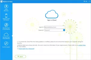 Choose iCloud Backup