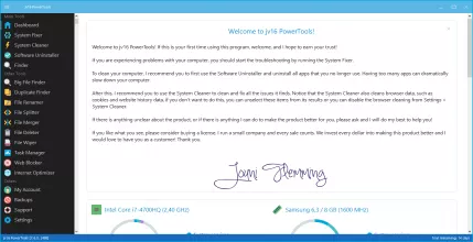 jv16 PowerTools screenshot 1