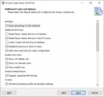 K-Lite Codec Pack screenshot 4