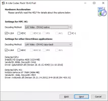 K-Lite Codec Pack screenshot 6