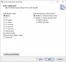 K-Lite Codec Pack screenshot 8