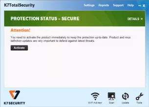 K7 Total Security screenshot 1