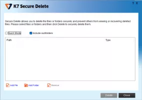 K7 Total Security screenshot 5