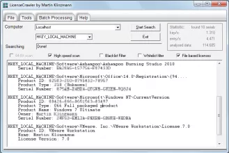 LicenseCrawler screenshot 1