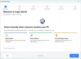 Login AlertX screenshot 1