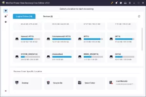 MiniTool Power Data Recovery screenshot 1