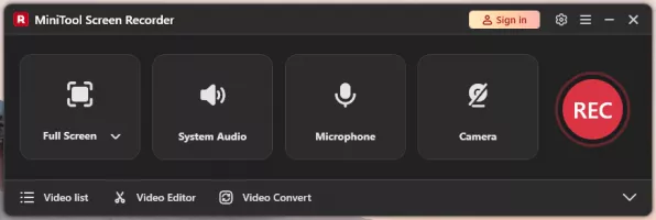 MiniTool Screen Recorder screenshot 1
