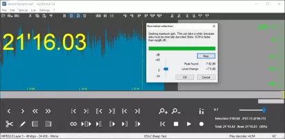 Mp3DirectCut screenshot 5