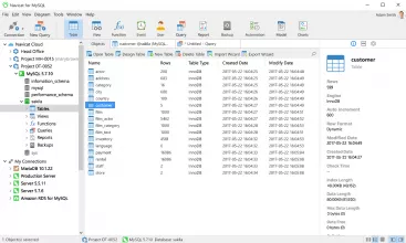 Navicat for MySQL screenshot 1