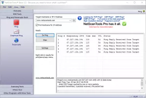 NetScanTools Basic Edition screenshot 2