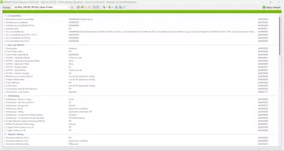 NVIDIA Profile Inspector screenshot 1