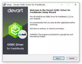 ODBC Driver for FreshBooks screenshot 1