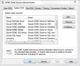 Devart ODBC Driver for SQLite screenshot 1
