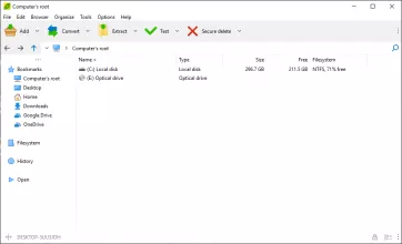 PeaZip screenshot 1