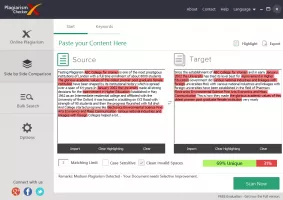 Side by Side Comparison