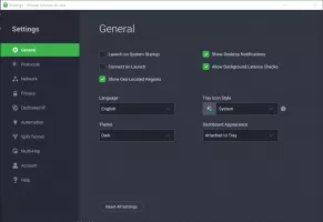 Private Internet Access screenshot 2
