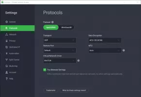 Private Internet Access screenshot 3