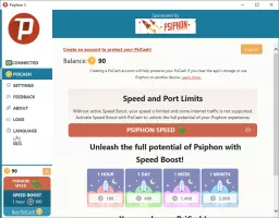 Psiphon screenshot 2