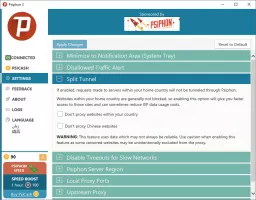 Psiphon screenshot 4