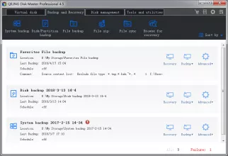 Backup and Recovery